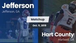 Matchup: Jefferson High vs. Hart County  2019