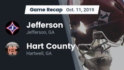 Recap: Jefferson  vs. Hart County  2019