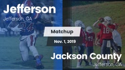 Matchup: Jefferson High vs. Jackson County  2019