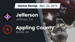 Recap: Jefferson  vs. Appling County  2019
