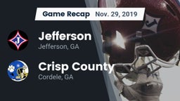 Recap: Jefferson  vs. Crisp County  2019