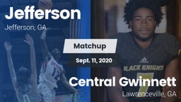 Matchup: Jefferson High vs. Central Gwinnett  2020