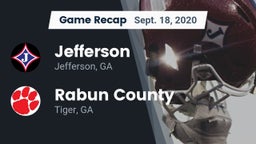 Recap: Jefferson  vs. Rabun County  2020