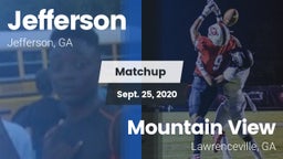 Matchup: Jefferson High vs. Mountain View  2020