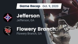 Recap: Jefferson  vs. Flowery Branch  2020