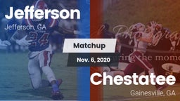 Matchup: Jefferson High vs. Chestatee  2020