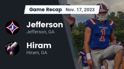Recap: Jefferson  vs. Hiram  2023