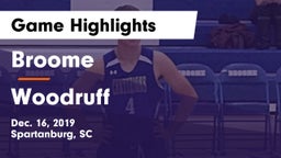 Broome  vs Woodruff  Game Highlights - Dec. 16, 2019