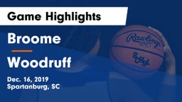 Broome  vs Woodruff  Game Highlights - Dec. 16, 2019
