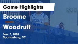 Broome  vs Woodruff  Game Highlights - Jan. 7, 2020
