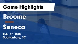 Broome  vs Seneca  Game Highlights - Feb. 17, 2020