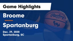 Broome  vs Spartanburg  Game Highlights - Dec. 29, 2020