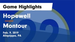 Hopewell  vs Montour  Game Highlights - Feb. 9, 2019