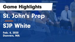 St. John's Prep vs SJP White Game Highlights - Feb. 4, 2020