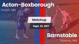 Matchup: Acton-Boxborough vs. Barnstable  2017