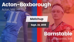 Matchup: Acton-Boxborough vs. Barnstable  2018