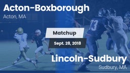 Matchup: Acton-Boxborough vs. Lincoln-Sudbury  2018