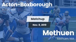 Matchup: Acton-Boxborough vs. Methuen  2019