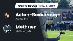 Recap: Acton-Boxborough  vs. Methuen  2019