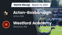 Recap: Acton-Boxborough  vs. Westford Academy  2021