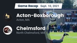 Recap: Acton-Boxborough  vs. Chelmsford  2021