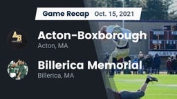Recap: Acton-Boxborough  vs. Billerica Memorial  2021