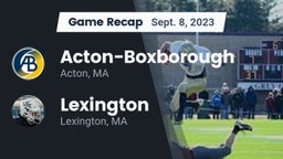 Recap: Acton-Boxborough  vs. Lexington  2023