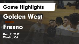 Golden West  vs Fresno Game Highlights - Dec. 7, 2019