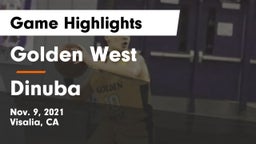 Golden West  vs Dinuba  Game Highlights - Nov. 9, 2021