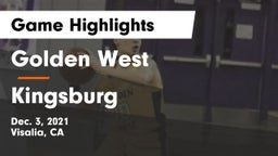 Golden West  vs Kingsburg  Game Highlights - Dec. 3, 2021