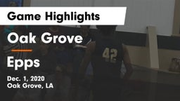 Oak Grove  vs Epps Game Highlights - Dec. 1, 2020