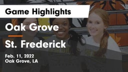 Oak Grove  vs St. Frederick Game Highlights - Feb. 11, 2022