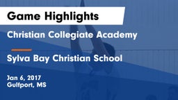 Christian Collegiate Academy  vs Sylva Bay Christian School Game Highlights - Jan 6, 2017