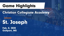 Christian Collegiate Academy  vs St. Joseph  Game Highlights - Feb. 8, 2020