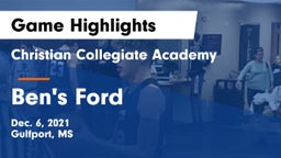 Christian Collegiate Academy  vs Ben's Ford Game Highlights - Dec. 6, 2021