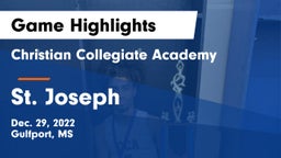 Christian Collegiate Academy  vs St. Joseph Game Highlights - Dec. 29, 2022
