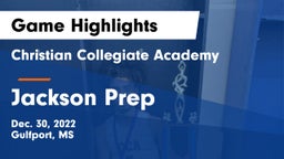 Christian Collegiate Academy  vs Jackson Prep  Game Highlights - Dec. 30, 2022