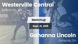 Matchup: Westerville Central vs. Gahanna Lincoln  2018