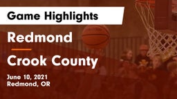 Redmond  vs Crook County  Game Highlights - June 10, 2021