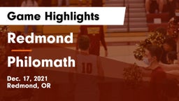 Redmond  vs Philomath Game Highlights - Dec. 17, 2021