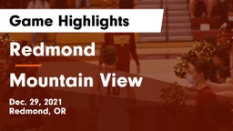 Redmond  vs Mountain View Game Highlights - Dec. 29, 2021