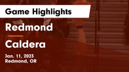 Redmond  vs Caldera  Game Highlights - Jan. 11, 2023