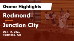 Redmond  vs Junction City  Game Highlights - Dec. 14, 2023