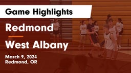 Redmond  vs West Albany Game Highlights - March 9, 2024