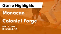 Monacan  vs Colonial Forge  Game Highlights - Dec. 7, 2019