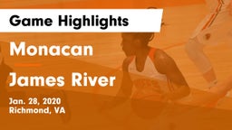 Monacan  vs James River  Game Highlights - Jan. 28, 2020