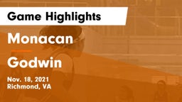 Monacan  vs Godwin  Game Highlights - Nov. 18, 2021