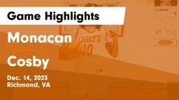 Monacan  vs Cosby  Game Highlights - Dec. 14, 2023