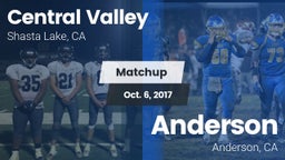 Matchup: Central Valley High vs. Anderson  2017