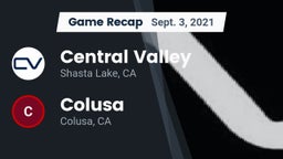 Recap: Central Valley  vs. Colusa  2021